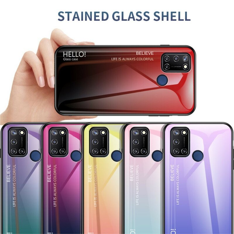 Skal Realme 7i Härdat Glas Hej