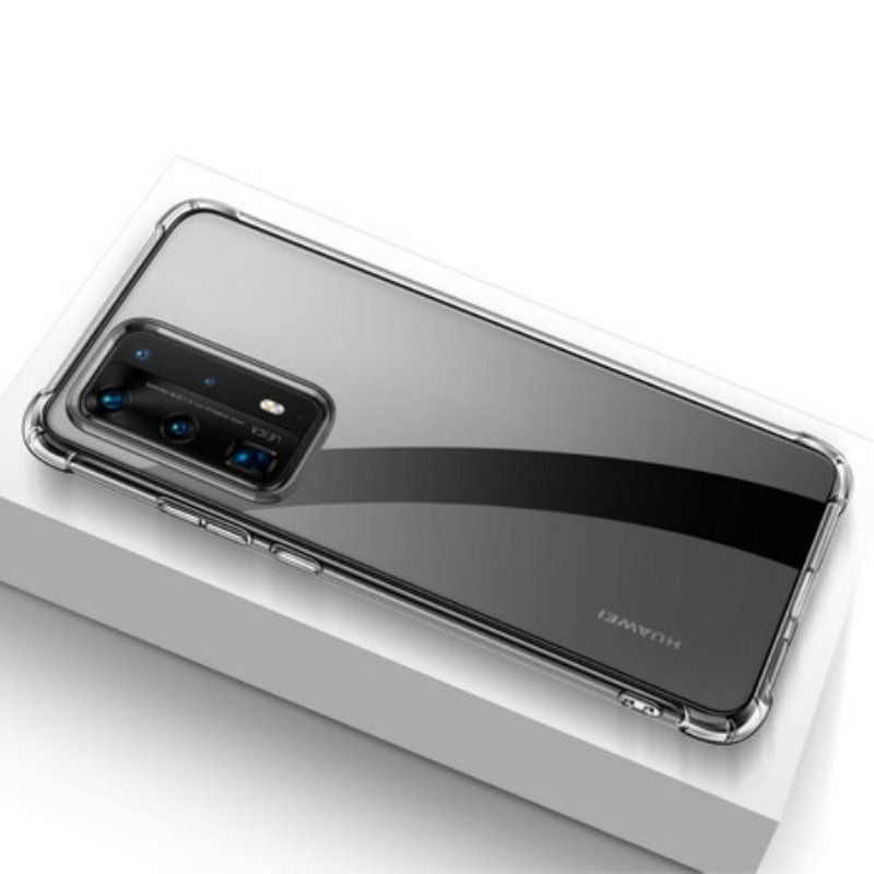 Mobilskal Huawei P40 Transparenta Leeu Skyddskuddar