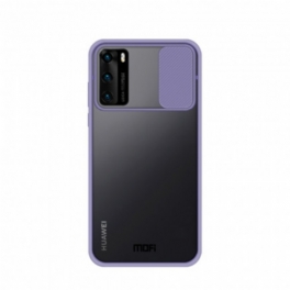 Skal Huawei P40 Camshield Färgade Kanter Mofi