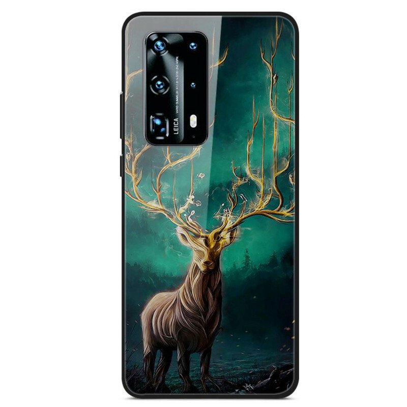 Skal Huawei P40 Deer King Härdat Glas