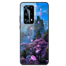 Skal Huawei P40 Fantasy Landskap Härdat Glas