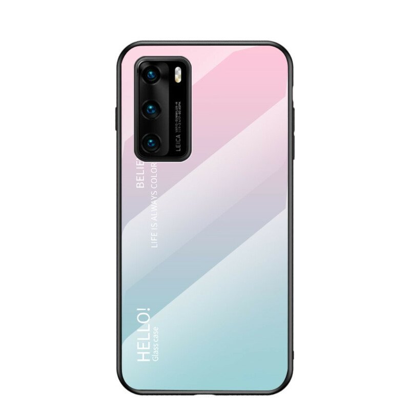 Skal Huawei P40 Härdat Glas Hej