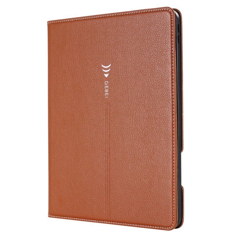 Fodral / Case iPad Air (2022) (2020) Gebei Konstläder Litchi