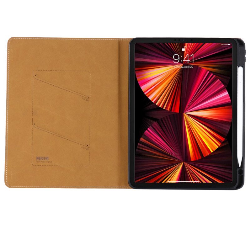 Fodral / Case iPad Air (2022) (2020) Gebei Konstläder Litchi