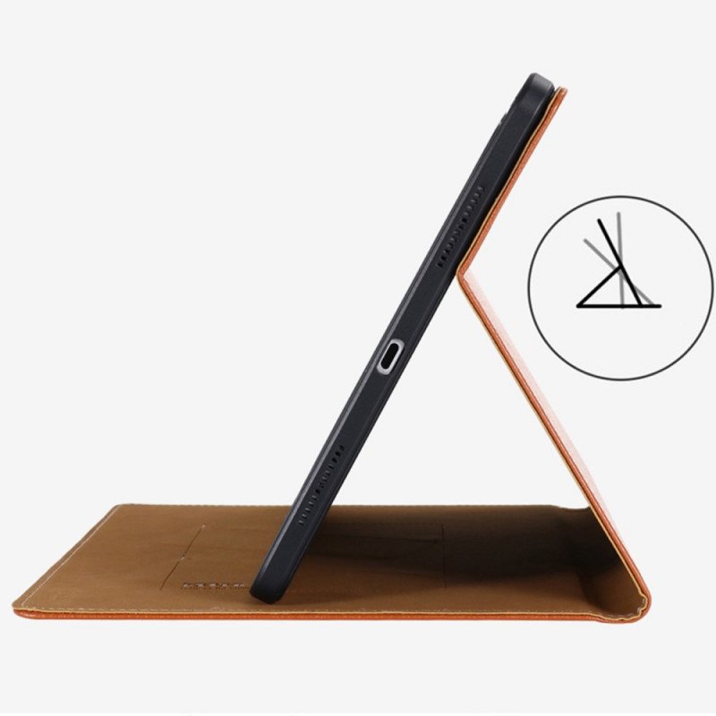 Fodral / Case iPad Air (2022) (2020) Gebei Konstläder Litchi