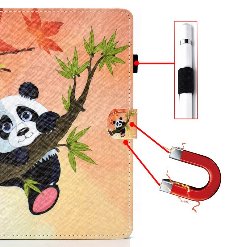 Fodral iPad Air (2022) (2020) Söt Panda