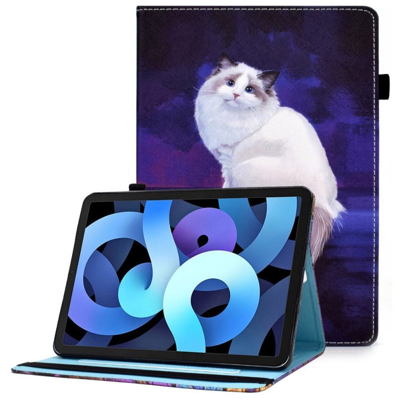 Fodral iPad Air (2022) (2020) Vit Katt