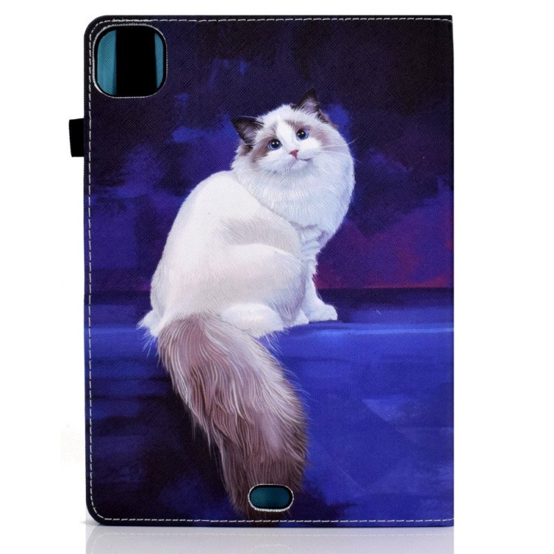 Fodral iPad Air (2022) (2020) Vit Katt