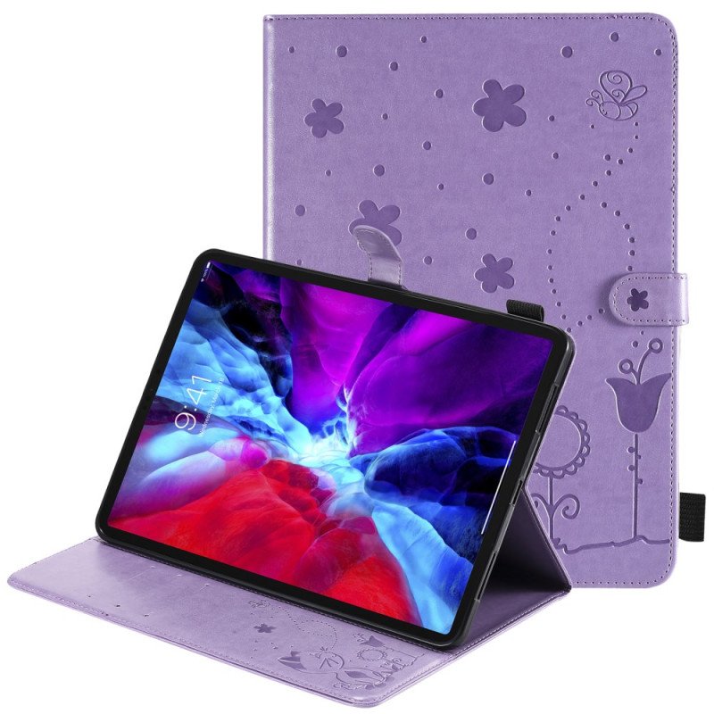 Folio-fodral iPad Air (2022) (2020) Katt Och Bin