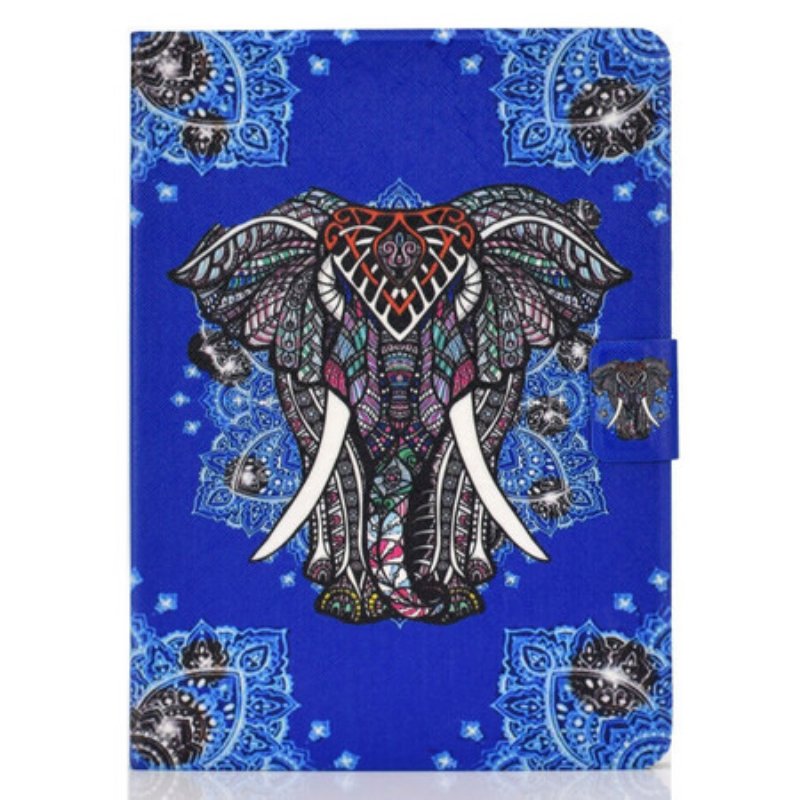 Läderfodral iPad Air (2022) (2020) Mandala Elefant