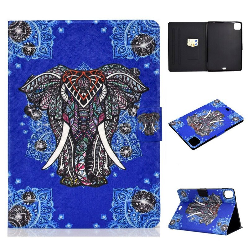 Läderfodral iPad Air (2022) (2020) Mandala Elefant