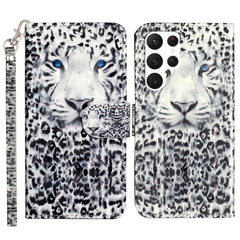 Fodral Samsung Galaxy S24 Ultra 5g Leopard Med Rem