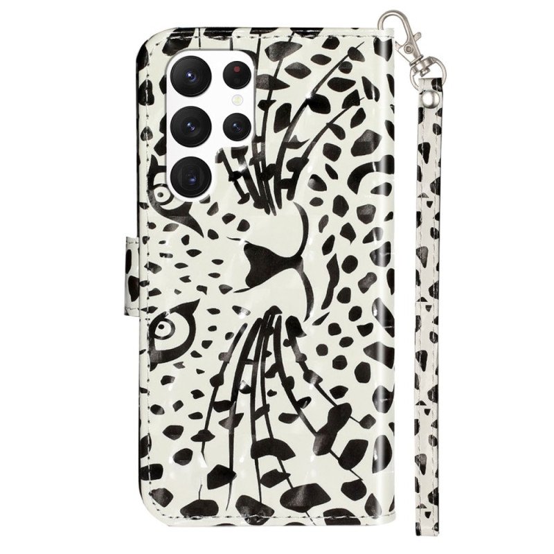 Fodral Samsung Galaxy S24 Ultra 5g Leopardhuvud