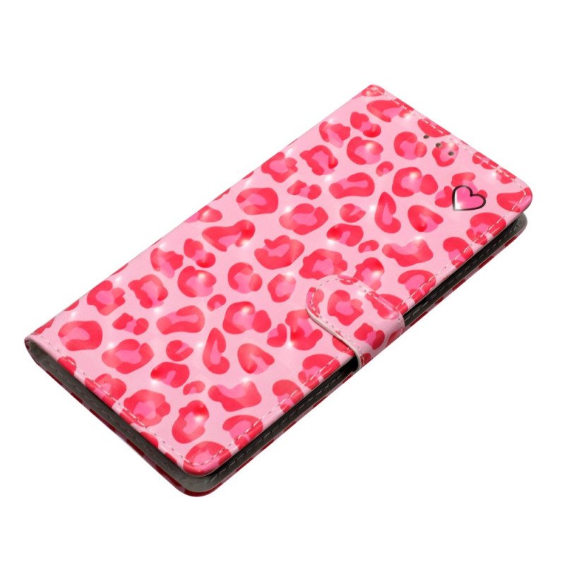 Fodral Samsung Galaxy S24 Ultra 5g Rosa Leopardtryck