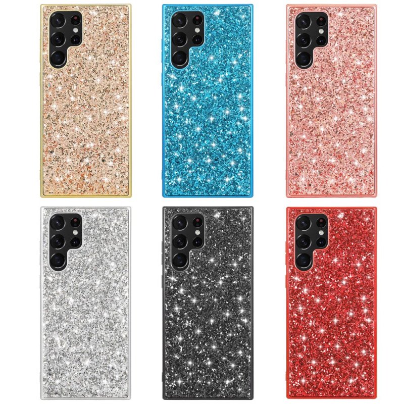 Skal Samsung Galaxy S24 Ultra 5g Telefonfodral Glittrande Glitter