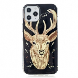 Skal iPhone 12 Pro Max Fluorescerande Majestic Deer