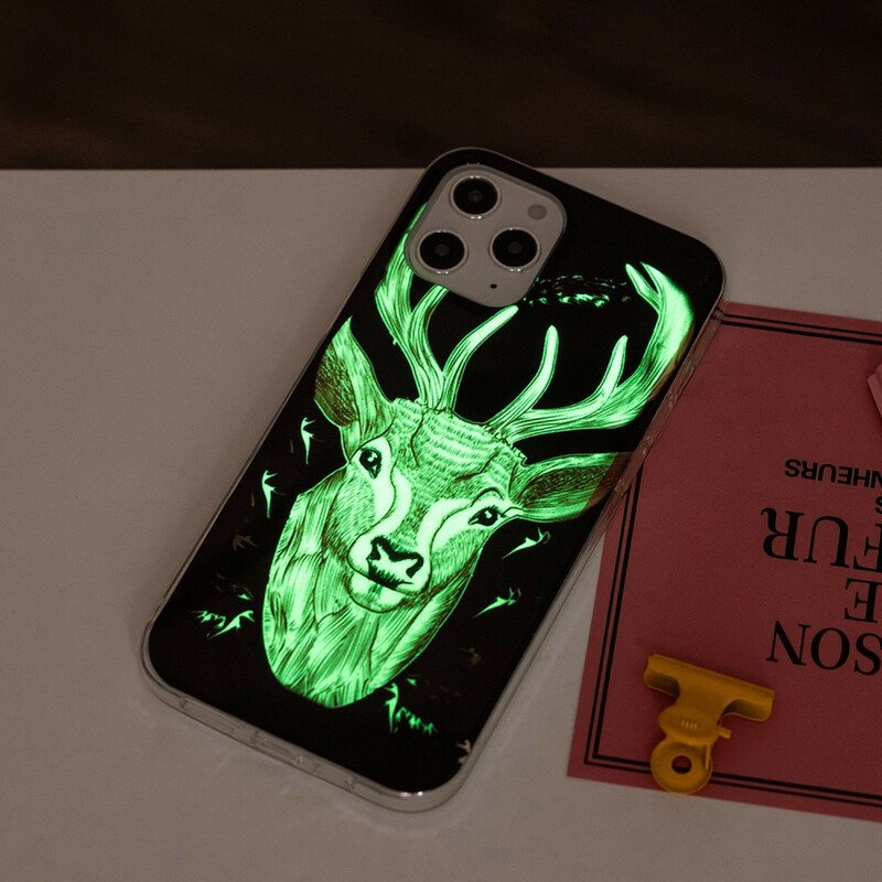 Skal iPhone 12 Pro Max Fluorescerande Majestic Deer