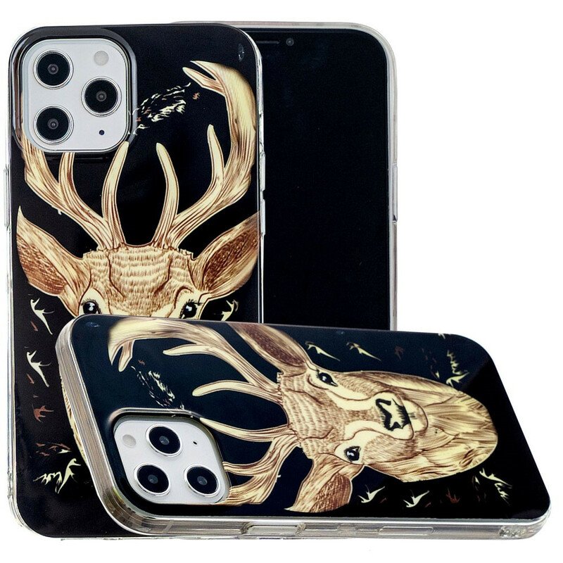 Skal iPhone 12 Pro Max Fluorescerande Majestic Deer