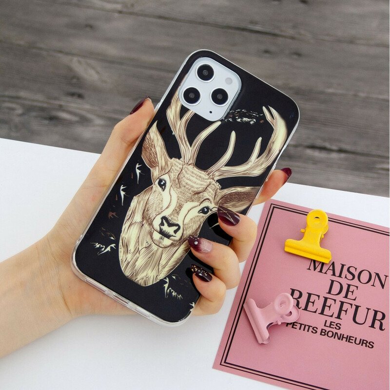 Skal iPhone 12 Pro Max Fluorescerande Majestic Deer