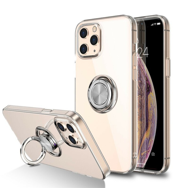 Skal iPhone 12 Pro Max Transparent Med Ring-support