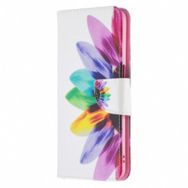 Fodral Oppo A54 5G / A74 5G Akvarell Blomma