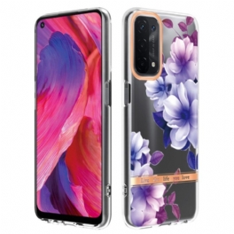 Skal Oppo A54 5G / A74 5G Sömlös Blommig