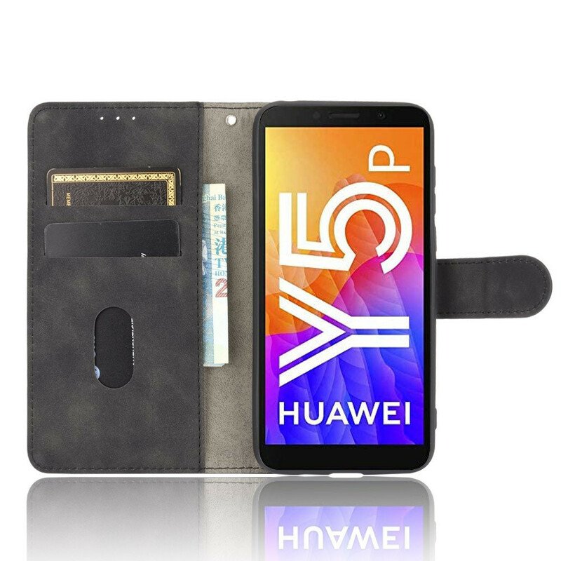 Fodral Huawei Y5p Lädereffekt För Affärsstil