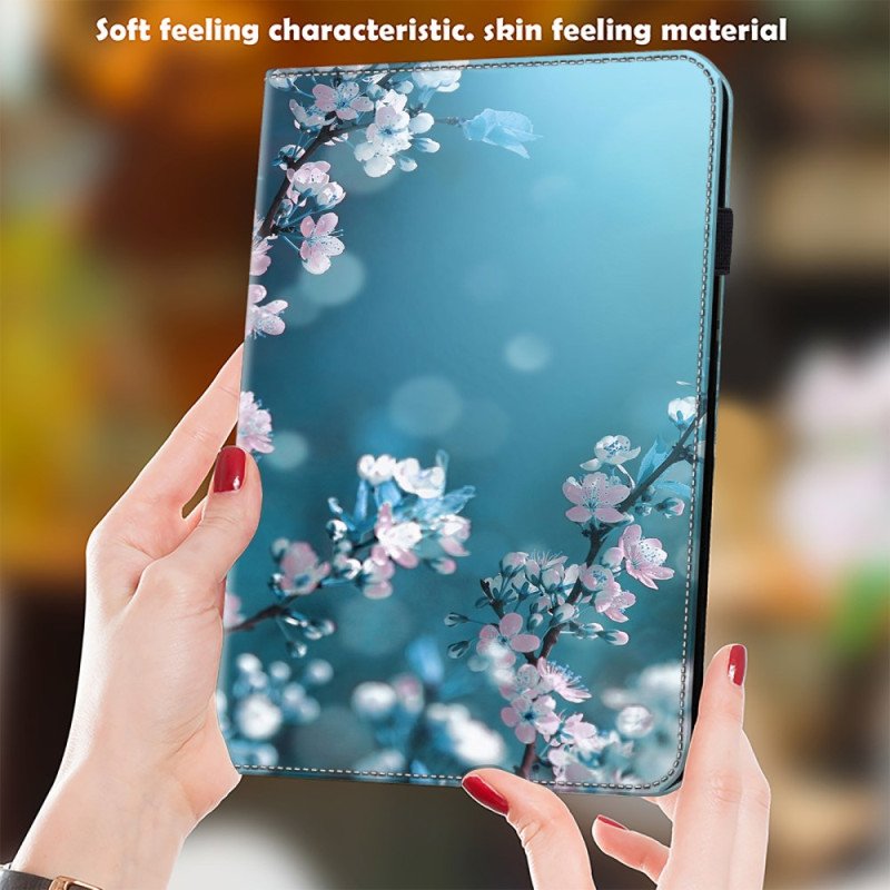 Fodral Samsung Galaxy Tab S9 Fe Plommonblomningar