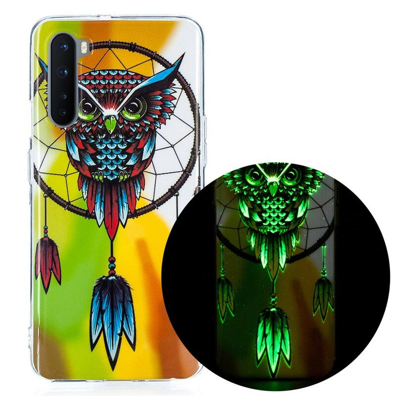 Skal OnePlus Nord Fluorescerande Owl Dream Catcher