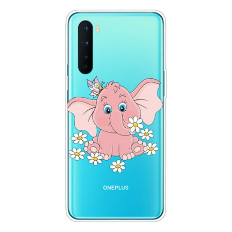 Skal OnePlus Nord Sömlös Rosa Elefant