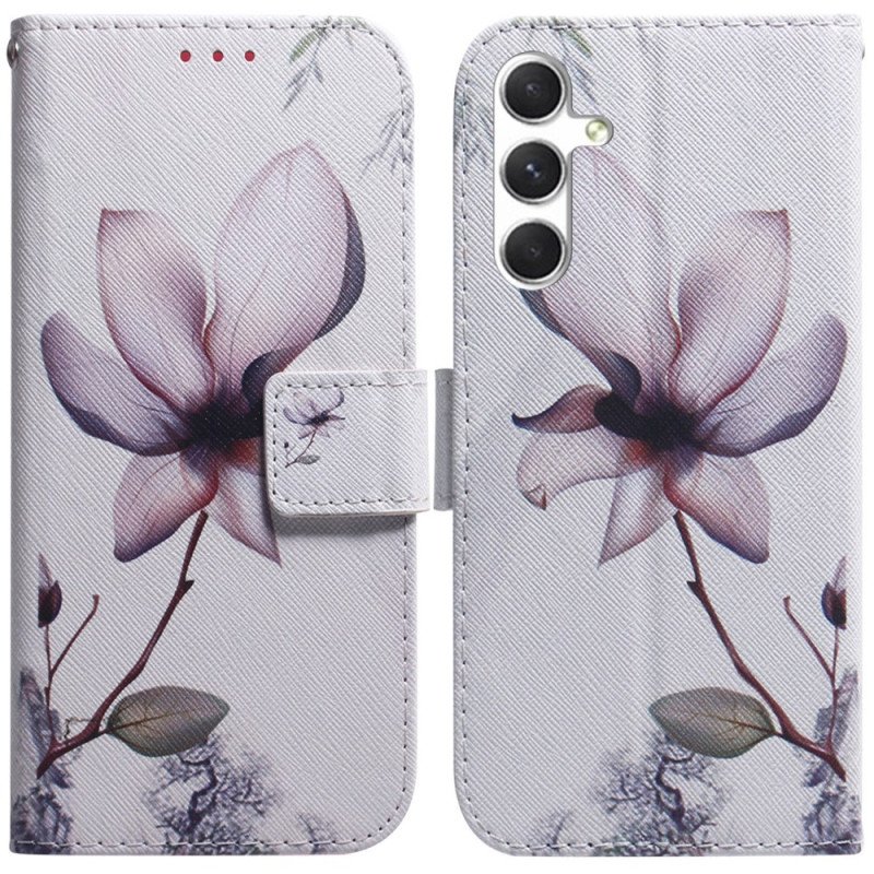 Fodral Samsung Galaxy S24 Plus 5g Rosa Blomma