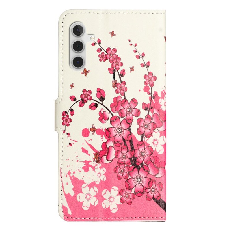 Fodral Samsung Galaxy S24 Plus 5g Tropiska Blommor