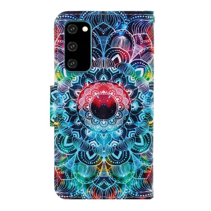 Fodral Samsung Galaxy S20 Med Kedjar Flashig Strappy Mandala