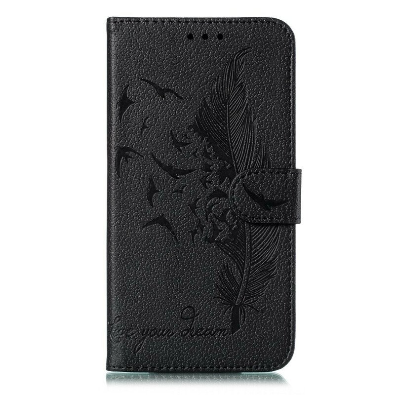 Folio-fodral Samsung Galaxy S20 Faux Leather Lev Din Dröm