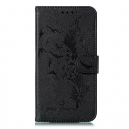 Folio-fodral Samsung Galaxy S20 Faux Leather Lev Din Dröm