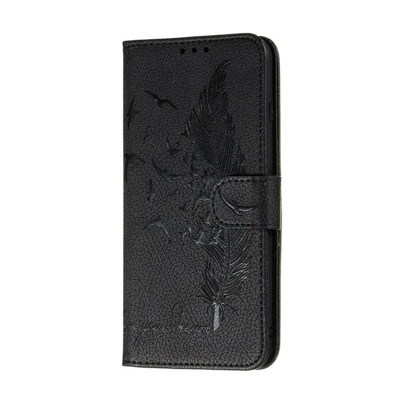 Folio-fodral Samsung Galaxy S20 Faux Leather Lev Din Dröm