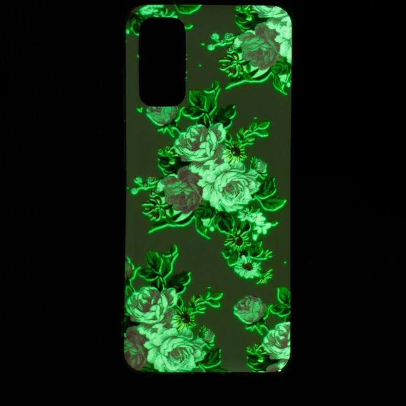 Skal Samsung Galaxy S20 Fluorescerande Liberty Flowers