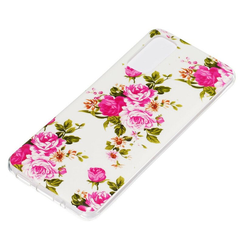 Skal Samsung Galaxy S20 Fluorescerande Liberty Flowers