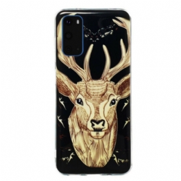 Skal Samsung Galaxy S20 Fluorescerande Majestic Deer