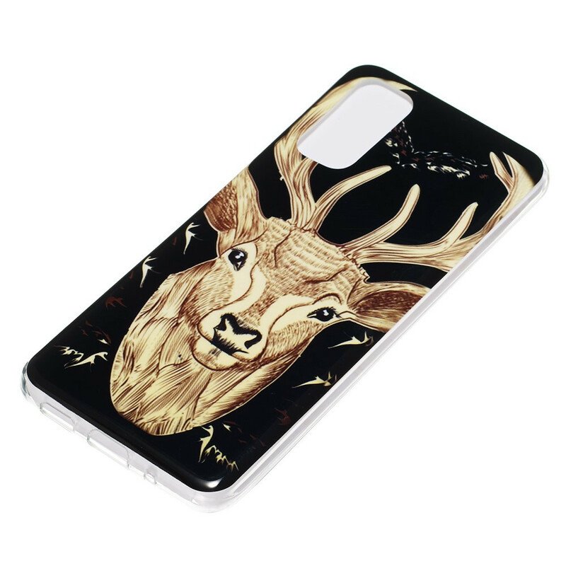 Skal Samsung Galaxy S20 Fluorescerande Majestic Deer