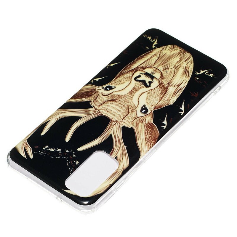 Skal Samsung Galaxy S20 Fluorescerande Majestic Deer