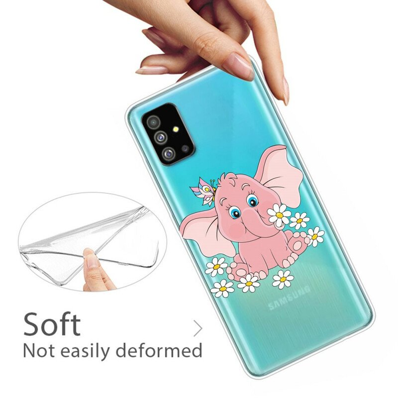 Skal Samsung Galaxy S20 Sömlös Rosa Elefant