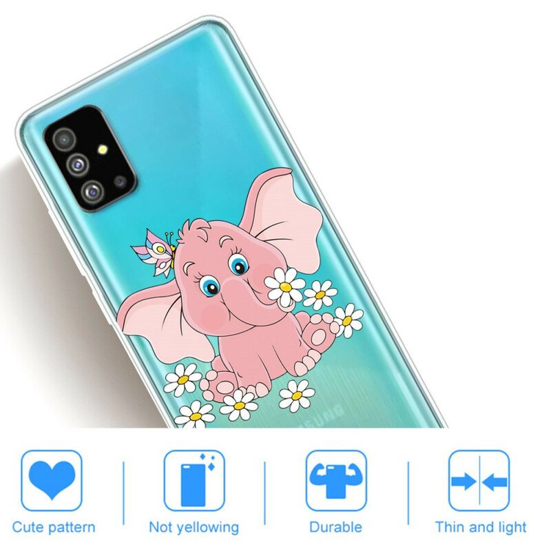 Skal Samsung Galaxy S20 Sömlös Rosa Elefant