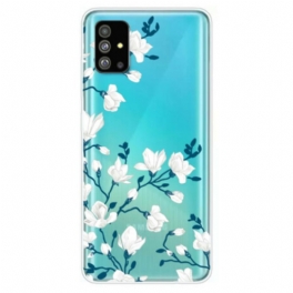 Skal Samsung Galaxy S20 Vita Blommor