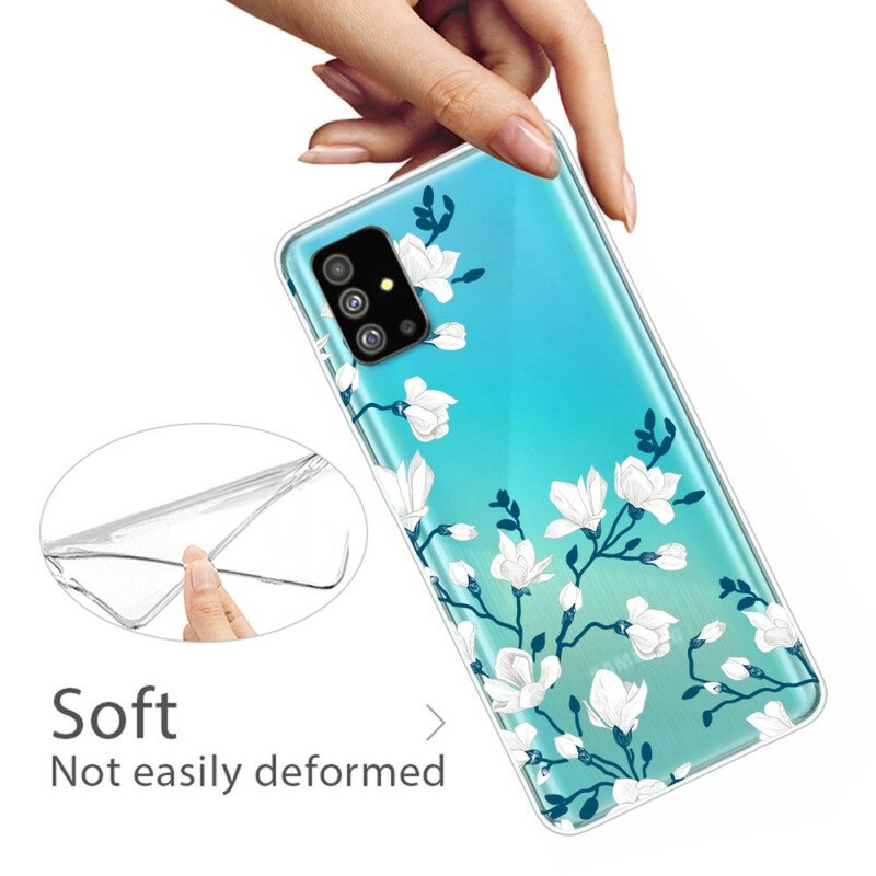 Skal Samsung Galaxy S20 Vita Blommor