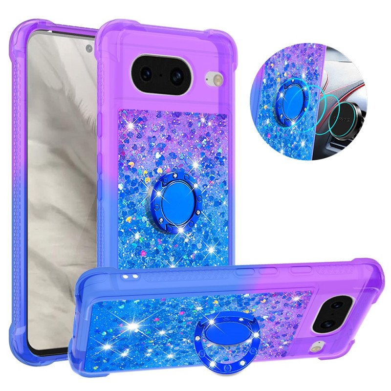 Skal Google Pixel 8 Glitter Ring-holder