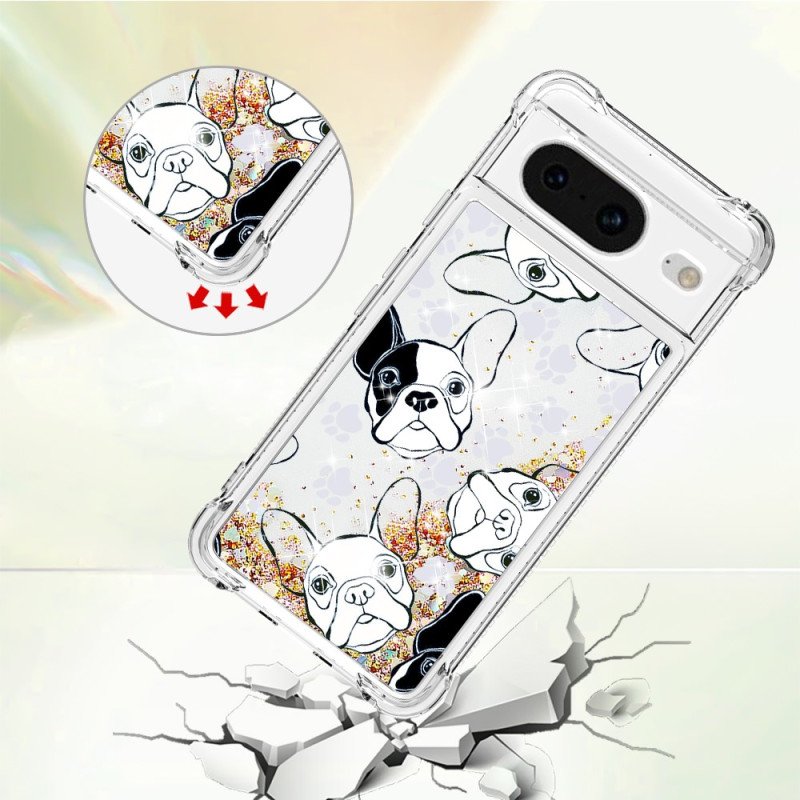 Skal Google Pixel 8 Mr Dog Glitter