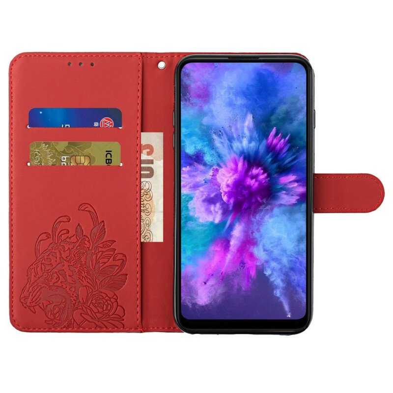 Fodral Samsung Galaxy A02s Med Kedjar Barock Strappy Tiger