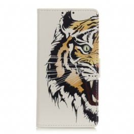 Folio-fodral Samsung Galaxy A02s Hård Tiger