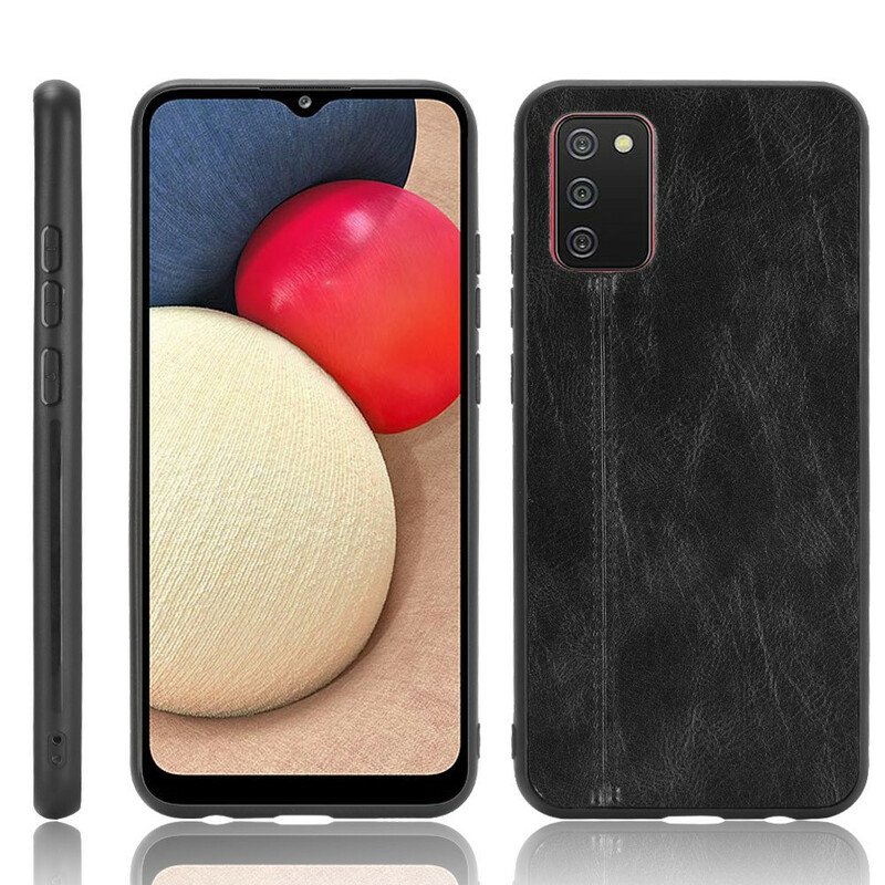 Mobilskal Samsung Galaxy A02s Couture Lädereffekt